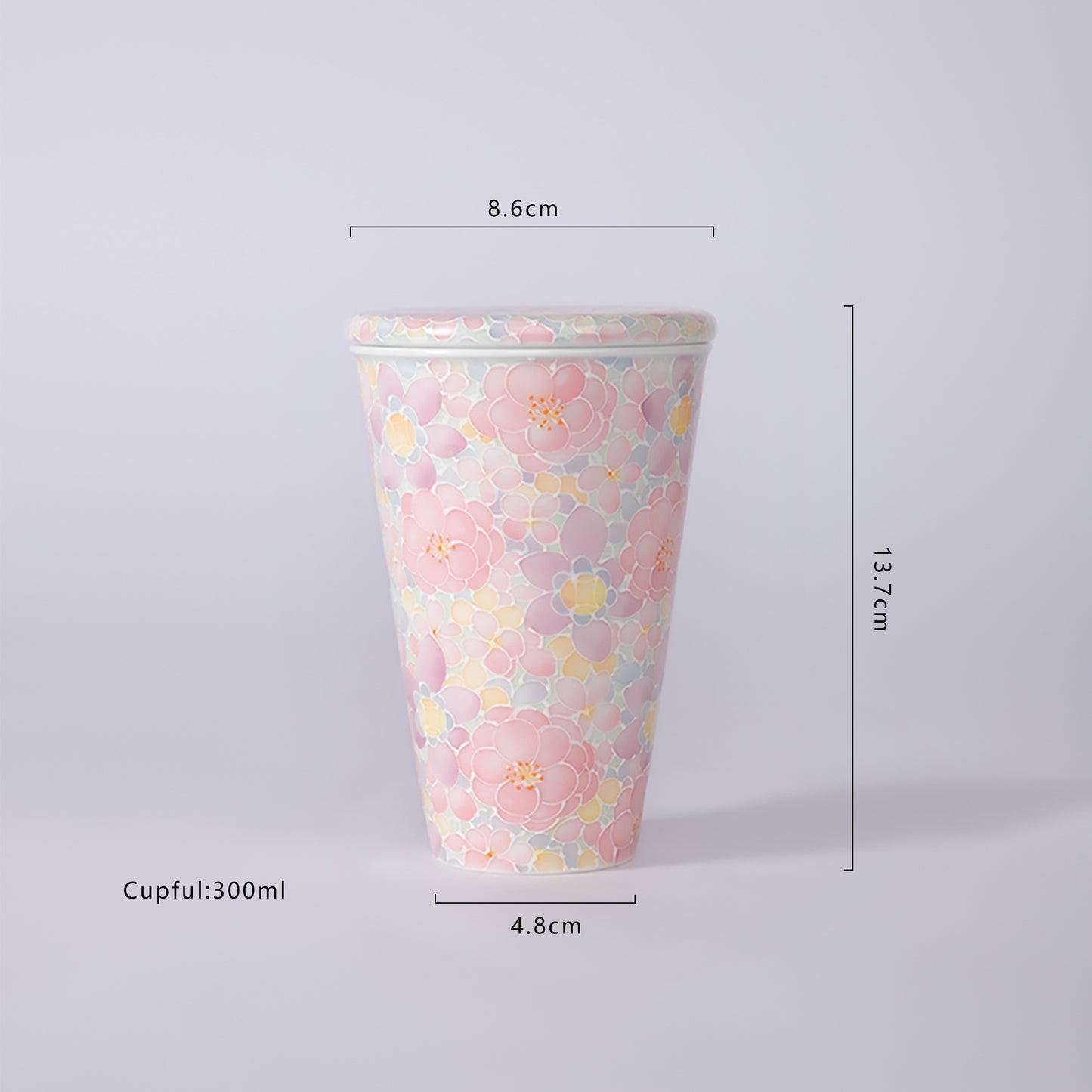 Myriad Blooms Porcelain Collection-Cola cup