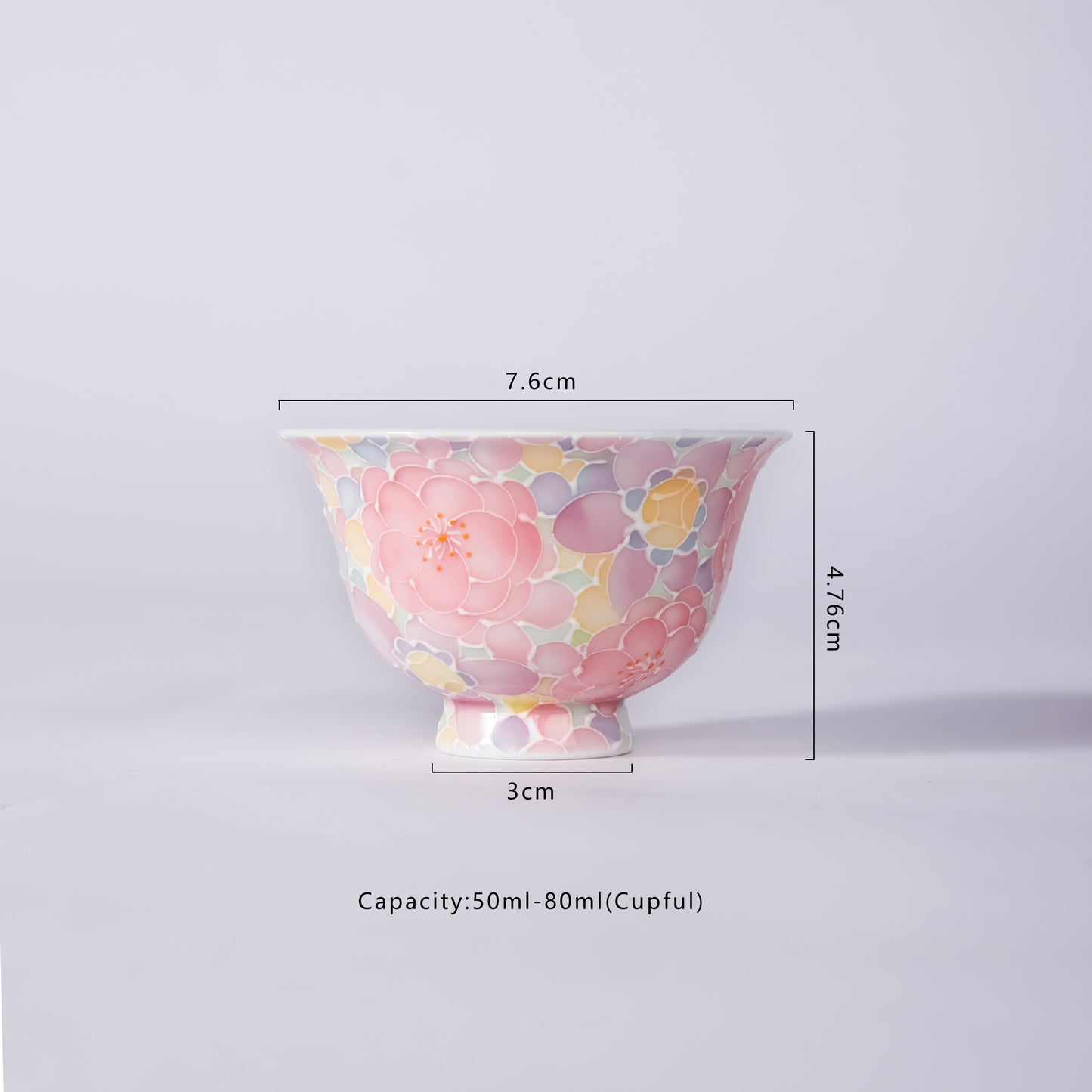 Myriad Blooms Porcelain Collection-Flared Rim Cup